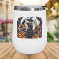 Salem Book Club Gothic Witch Vintage Halloween Art Wine Tumbler