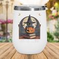 Salem Witch Book Club All Witches Welcome Halloween Reading Wine Tumbler Salem Witch Book Club All Witches Welcome Halloween Reading Wine Tumbler
