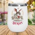 Santa's Favorite Book Dragon Christmas Magic Wine Tumbler