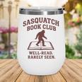 Sasquatch Book Club Bigfoot Reading Cryptid Vintage Wine Tumbler
