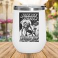 Science Fiction Writer At Work Vintage Book Cover Wine Tumbler