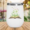 St Patricks Day Book Lover Librarian Core Shamrock Author Wine Tumbler