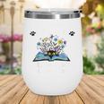 That’s What I Do Pet Cats Read Books Forget Things Flower Wine Tumbler
