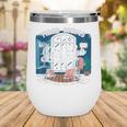 Tired Moms Book Club Coffee Chaos And Chapters Graphic Wine Tumbler