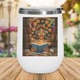 History Month Black Afro Girl Women Book Lovers Flower Wine Tumbler History Month Black Afro Girl Women Book Lovers Flower Wine Tumbler