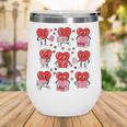 Valentines Day Librarian Heart Reading Book Women Men Kids Wine Tumbler Valentines Day Librarian Heart Reading Book Women Men Kids Wine Tumbler