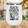 Vintage Reader Author Country Aesthetic Back Porch Book Club Wine Tumbler Vintage Reader Author Country Aesthetic Back Porch Book Club Wine Tumbler