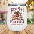 Vintage Retro North Pole Book Club Hot Cocoa Wine Tumbler Vintage Retro North Pole Book Club Hot Cocoa Wine Tumbler
