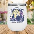 Vintage Sexy Witch Spooky Readers Book Lover Club Halloween Wine Tumbler