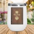 War And Peace Book Cover Wine Tumbler