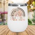 Wild About Reading Books Reader Lover Library Day Librarian Wine Tumbler Wild About Reading Books Reader Lover Library Day Librarian Wine Tumbler