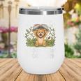 Women's Wild About Reading Book Reader Lion Zoo Animals Kids Wine Tumbler Women's Wild About Reading Book Reader Lion Zoo Animals Kids Wine Tumbler