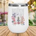 Wonderland Garden & Vintage Textbook Wine Tumbler