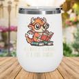 In World Of Bookworms Be Book Dragon Cute Women Kids Men Wine Tumbler