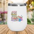 Yarn Quote Easily Distracted By Books And Yarn Reader Wine Tumbler Yarn Quote Easily Distracted By Books And Yarn Reader Wine Tumbler