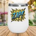 ZAP Comic Book Retro Artwork – Cartoon Collector Wine Tumbler ZAP Comic Book Retro Artwork – Cartoon Collector Wine Tumbler