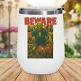Zombie Tee Horror Movie Poster Vintage Comic Book Graphic Premium Wine Tumbler