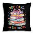 100 Days In The Books Cute Book 100 Days Of School Teachers Pillowcase