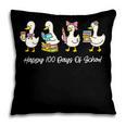 100 Days Of School Cute Goose Coffee Books Teacher Life Pillowcase