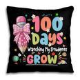 100th Day Of School Teacher Women Floral Books Pillowcase 100th Day Of School Teacher Women Floral Books Pillowcase