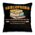 Abibliophobia Perfect For Young Book Lover Bookworm Reader Pillowcase