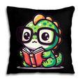 Adorable Book Lover Iguana With Reading Glasses Cute Pillowcase