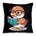 Adorable Book Lover Mallard Duck With Reading Glasses Cute Pillowcase
