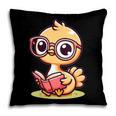 Adorable Book Lover Ostrich With Reading Glasses Cute Pillowcase