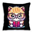 Adorable Book Lover Persian Cat With Reading Glasses Cute Pillowcase Adorable Book Lover Persian Cat With Reading Glasses Cute Pillowcase