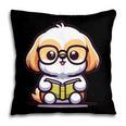 Adorable Book Lover Shih Tzu With Reading Glasses Cute Pillowcase Adorable Book Lover Shih Tzu With Reading Glasses Cute Pillowcase