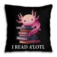 Axolotl Book Lover Librarian Reading Library Readers Pillowcase