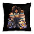 Back To School Afro Melanin Girl Reading Book Bookworm Pillowcase Back To School Afro Melanin Girl Reading Book Bookworm Pillowcase