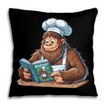 Bigfoot Reading a Cookbook Pillowcase