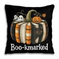 Boo-Kmarked Fall Pumpkin Books Halloween Teacher Teaching Pillowcase