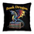Book Dragon Mark Minson's Books Pillowcase Book Dragon Mark Minson's Books Pillowcase