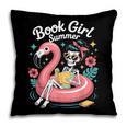 Book Girl Summer Skeleton Reading Books Lovers Beach Pillowcase