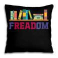 Book Lover Freedom Librarian Vintage Retro Reading Present Pillowcase