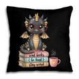 Book Lover Stay Weird Be Kind Read Books Baby Dragon Pillowcase