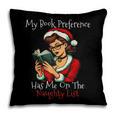 My Book Preference Has Me On The Naughty List Christmas Xmas Pillowcase