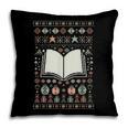 Book Reading Ugly Christmas Pillowcase