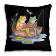 Book Shirt Frog Toad Fishing Vintage Book Frog Pillowcase