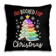 All Booked For Christmas Book Lovers Xmas Tree Women Pillowcase