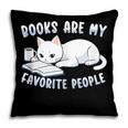 Books Are My Favorite People Cat With Coffee Mug Book Lovers Pillowcase Books Are My Favorite People Cat With Coffee Mug Book Lovers Pillowcase