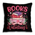 Books Are My Valentine Coquette Bow Book Flower Girl Women Pillowcase
