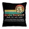 Booktrovert Definition Book Lover Pillowcase