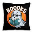 BOOOKS Cute Ghost Reading Books Halloween Pillowcase