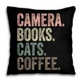 Camera Books Cats And Coffee Lover Photography Men Women Pillowcase