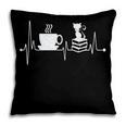 Cat Book Coffee Lover Heartbeat Cat Lover Book Lover Pillowcase Cat Book Coffee Lover Heartbeat Cat Lover Book Lover Pillowcase