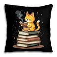 Cat Reading Books Pillowcase