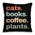 Cats Books Coffee Plants Gardening Mama Mom Mothers Pillowcase